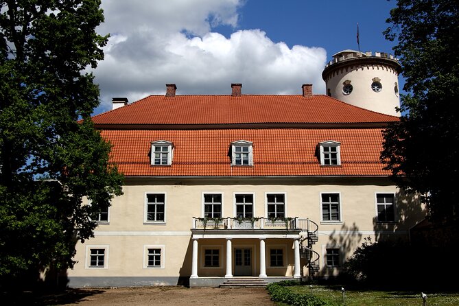 Cesis: Medieval Heritage and Natural Treasures - The Cesis Castle complex by lantern light