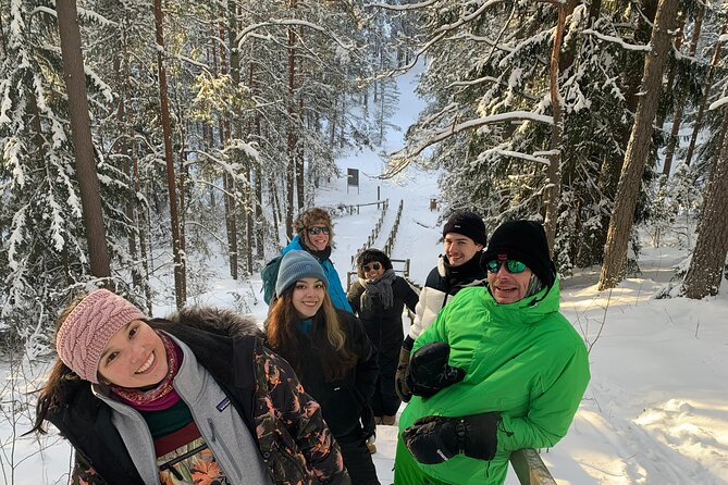 Husky dog sled/bike kart ride in Latvia ~ 3h group tour from Riga - Snow sled or bike kart