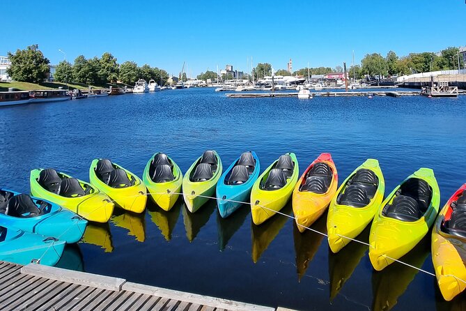 Kayak Rental in Riga City Centre - Through the canal, where Riga feels close