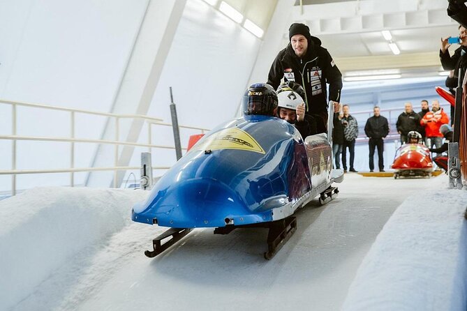 Latvia Bobsleigh and luge track ride experience - What the bobsleigh ride feels like