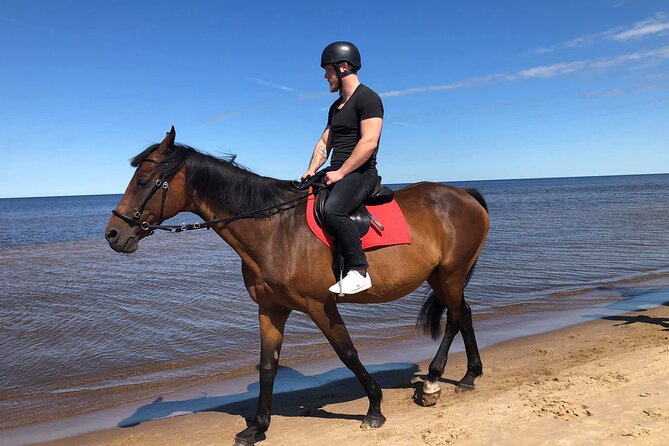 Private Horse Riding on the Beach in Riga - A good first ride, with limits for experts