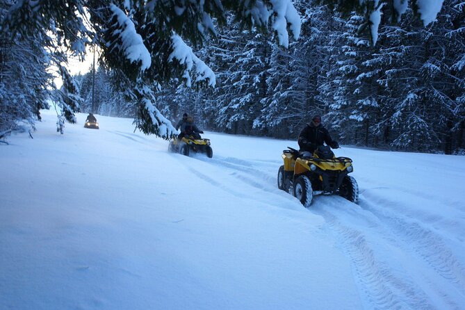 Private Snowmobile or ATV Safari with Riga Black Balsam Tasting - Who will get the most from this outing