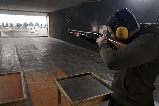 Riga Gun Range: shooting with Winchester, Glock17, & Kalashnikov - Three very different guns in 40 minutes