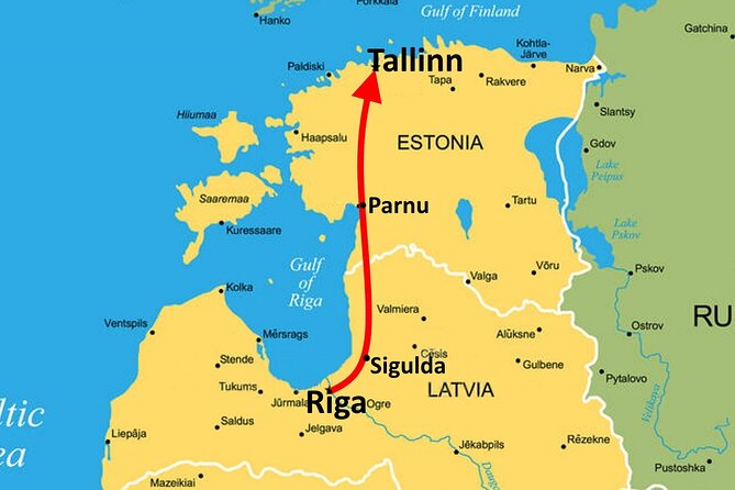 Riga to Tallinn - Sightseeing transfer - Leaving Riga with a private pickup